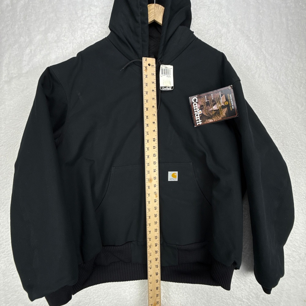 Carhartt Active Jacket Quilt Lined Mens 2XL J140‎ BLK Black NOS NWT - Picture 8 of 14